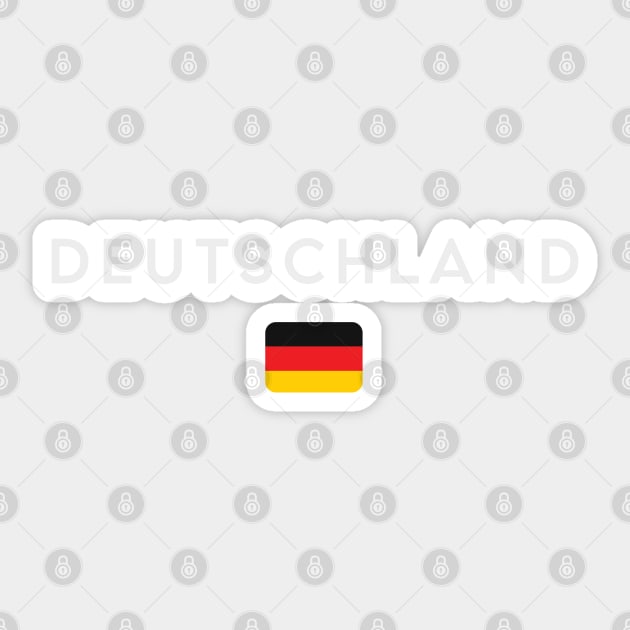 Germany flag, german flag Sticker by eka123